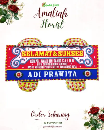 Karangan Bunga Ucapan Selamat di Sukamantri